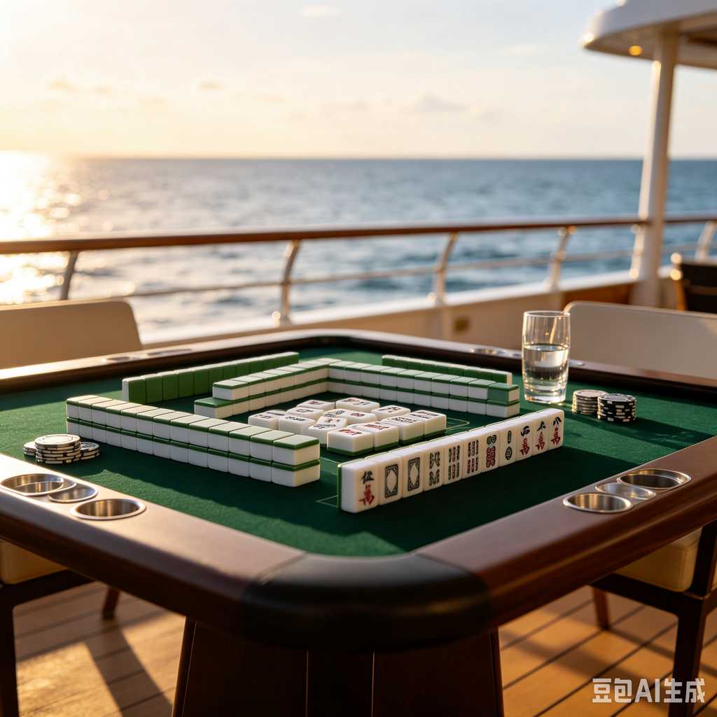 trendy color mahjong set